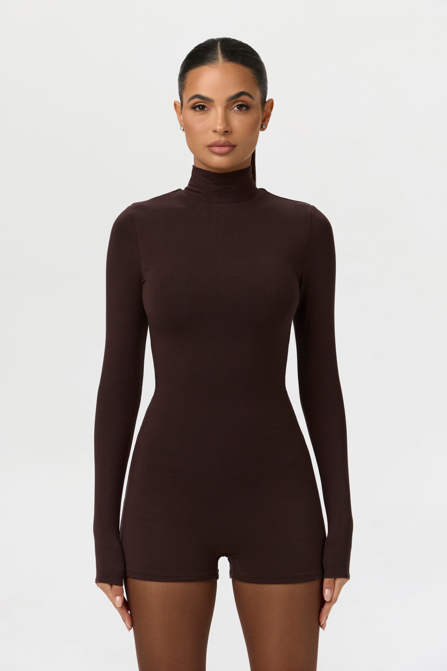 Butter Turtleneck Contour Romper