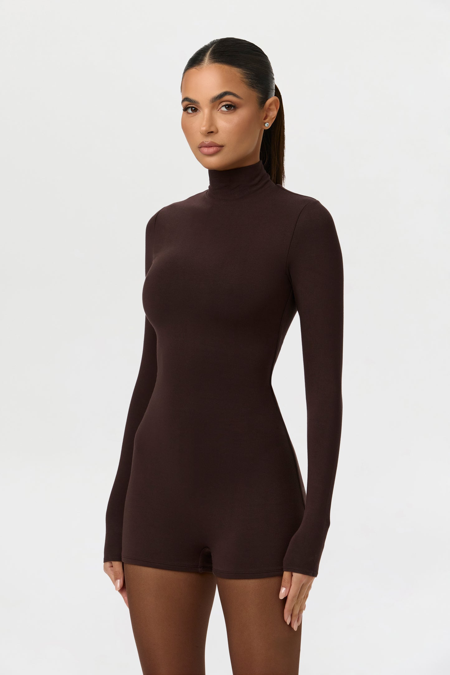 Butter Turtleneck Contour Romper