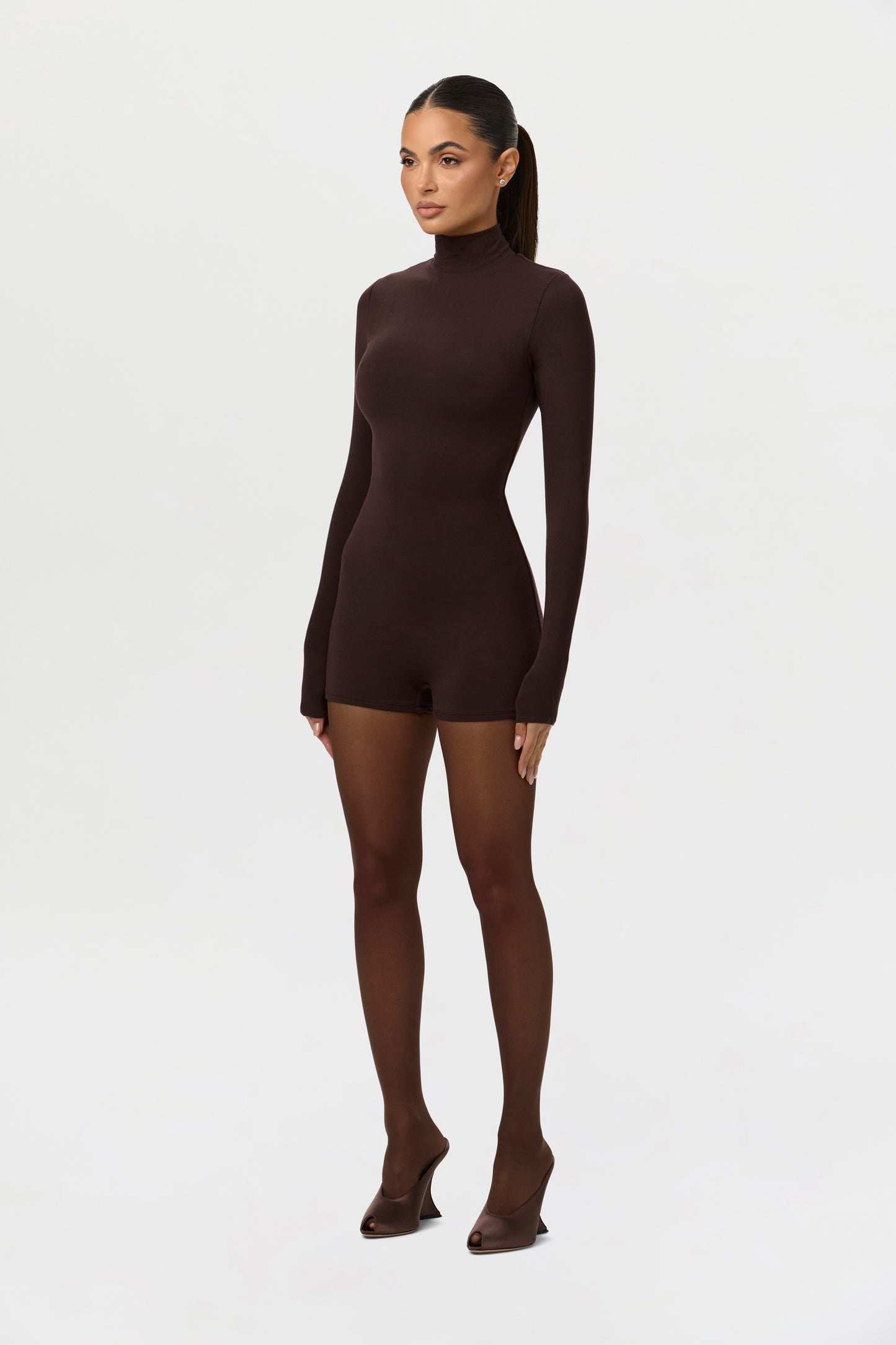 Butter Turtleneck Contour Romper