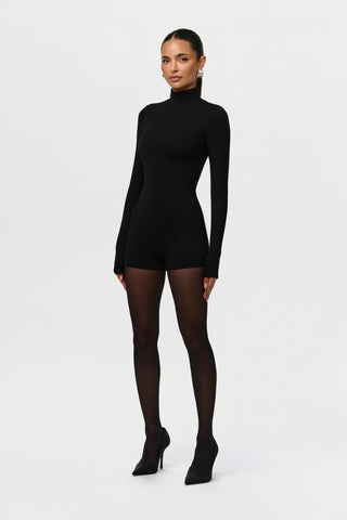 Butter Turtleneck Contour Romper