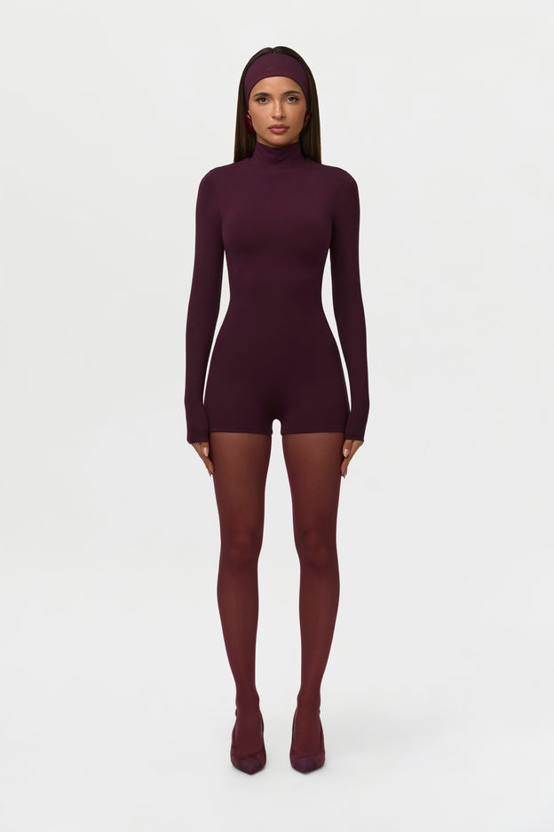 Butter Turtleneck Contour Romper