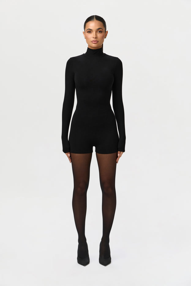 Butter Turtleneck Contour Romper