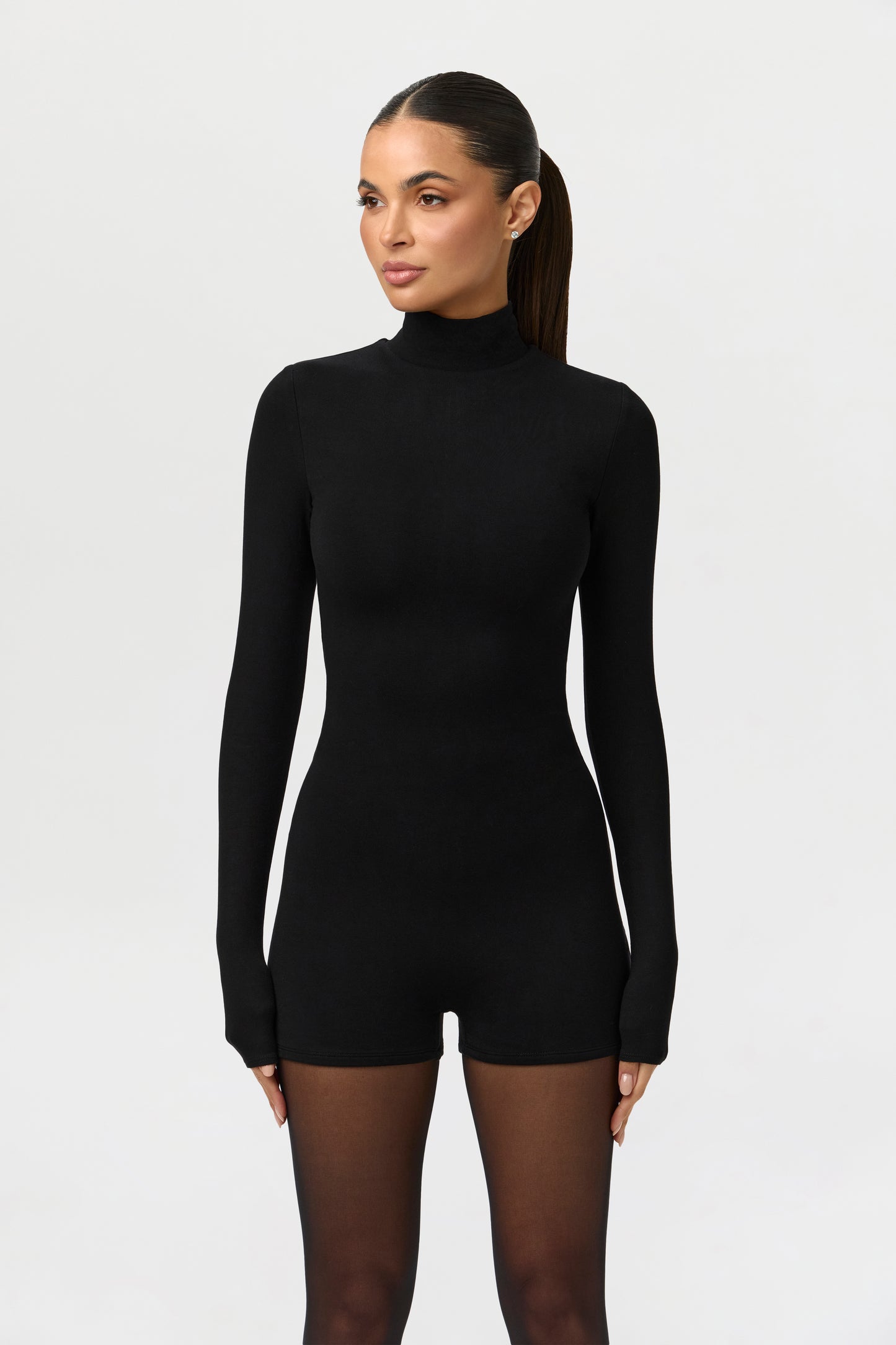 Butter Turtleneck Contour Romper