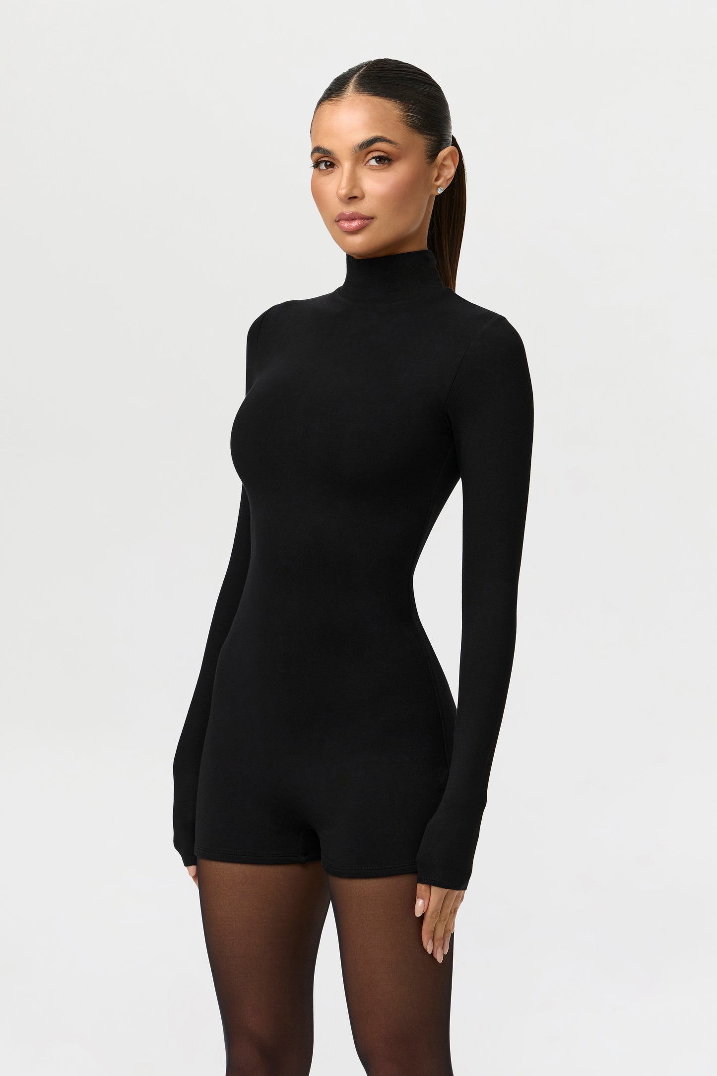 Butter Turtleneck Contour Romper