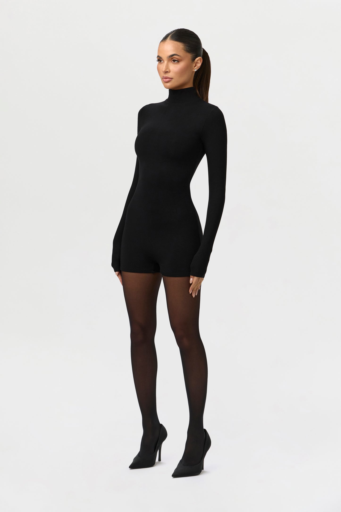Butter Turtleneck Contour Romper