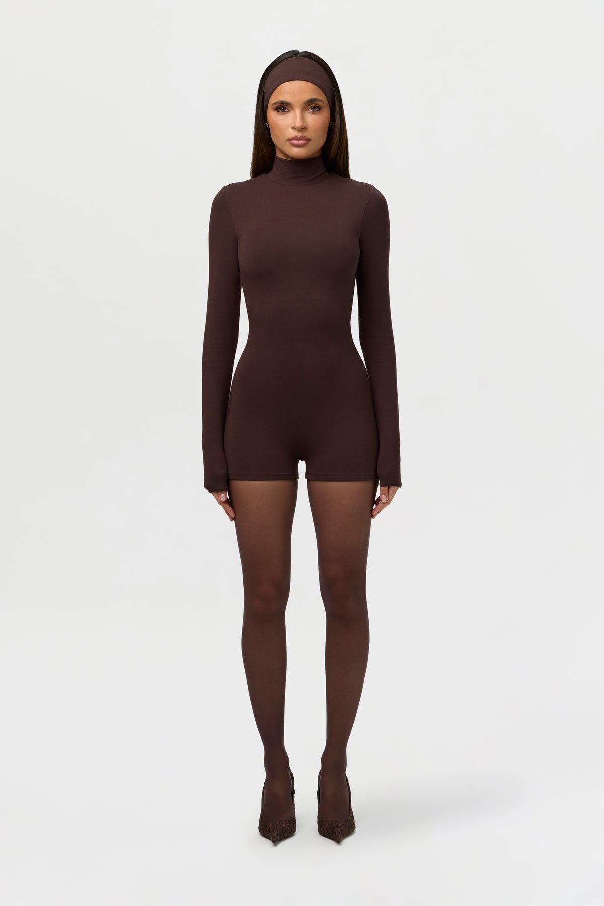 Butter Turtleneck Contour Romper
