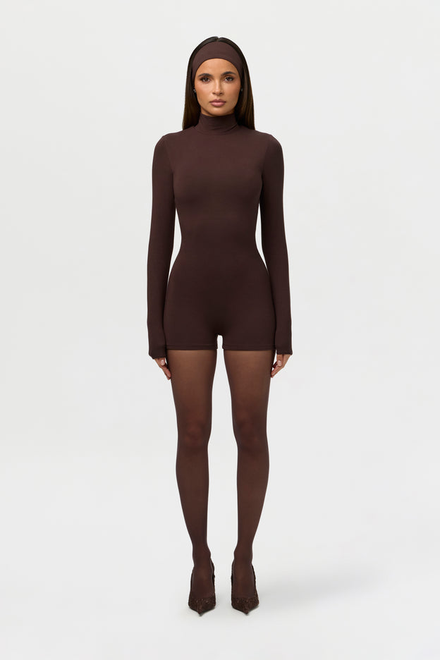 Butter Turtleneck Contour Romper