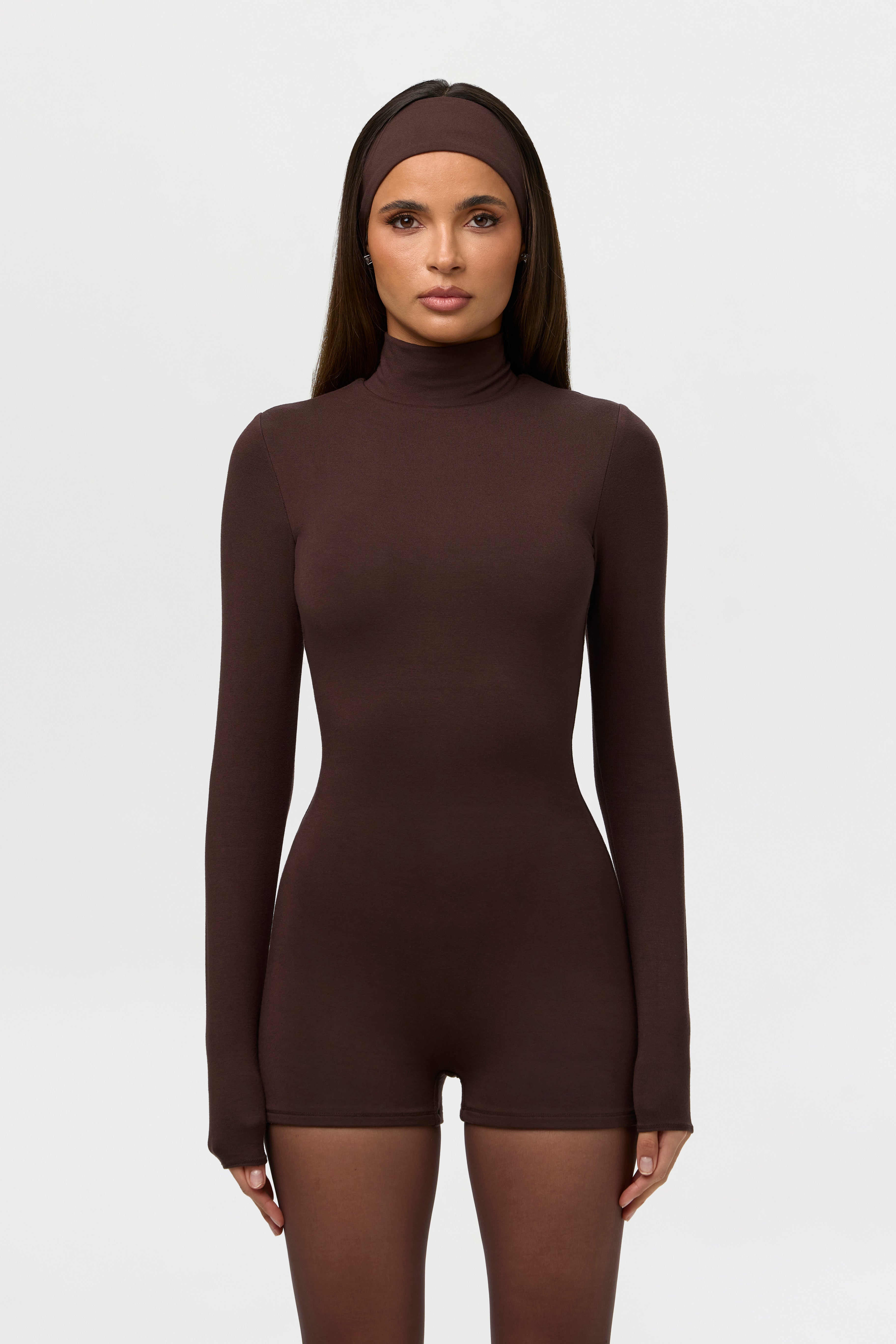 Butter Turtleneck Contour Romper