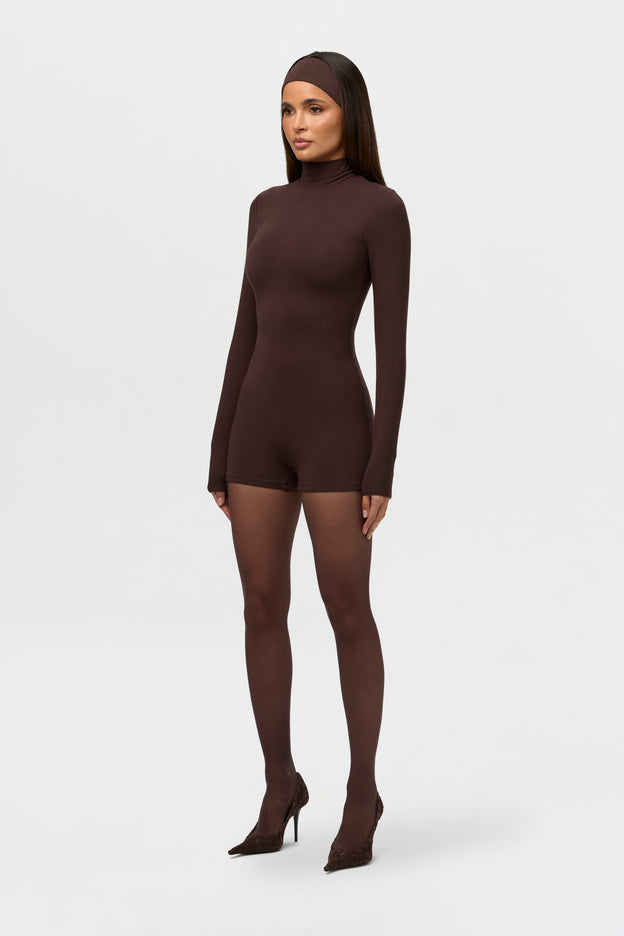 Butter Turtleneck Contour Romper