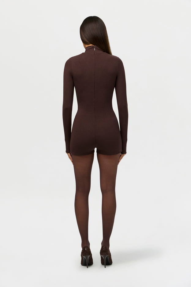 Butter Turtleneck Contour Romper