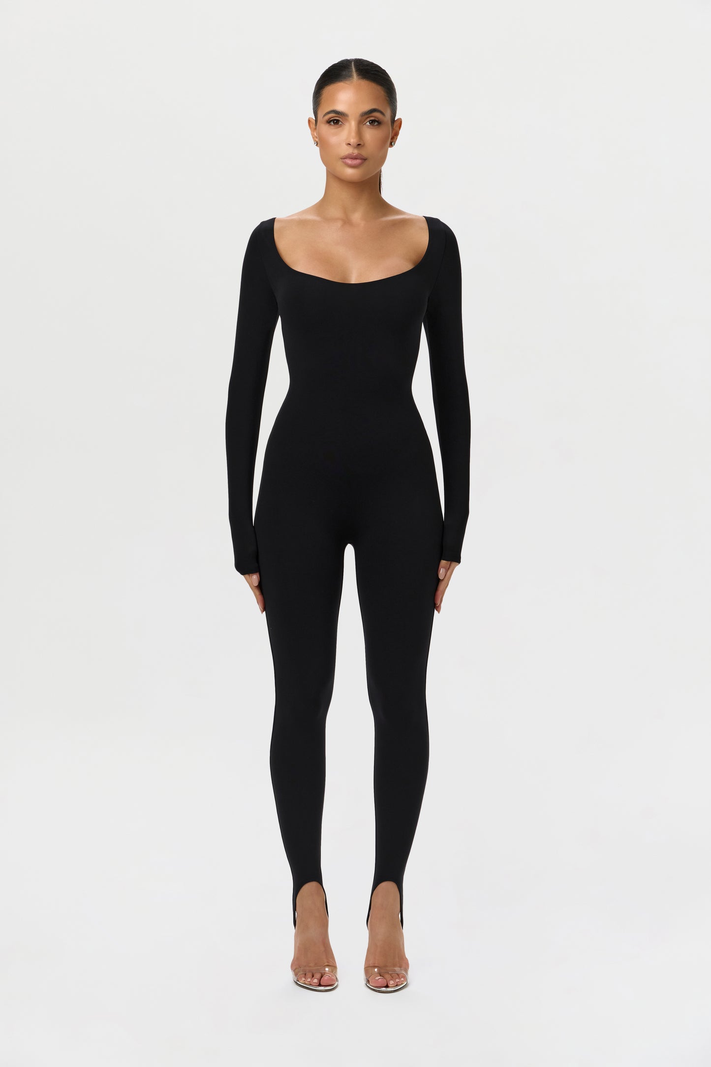 Naked Scoop Stirrup Jumpsuit