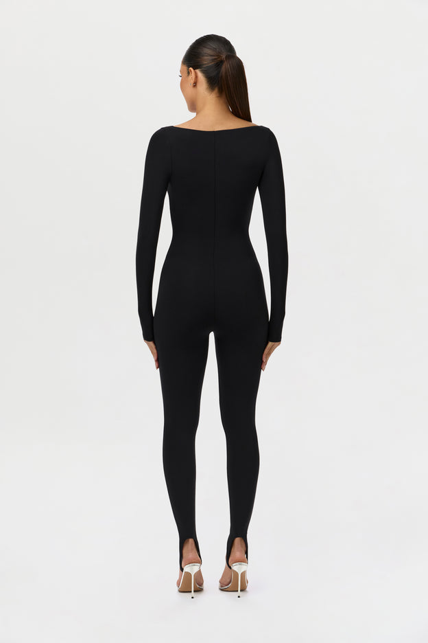Naked Scoop Stirrup Jumpsuit