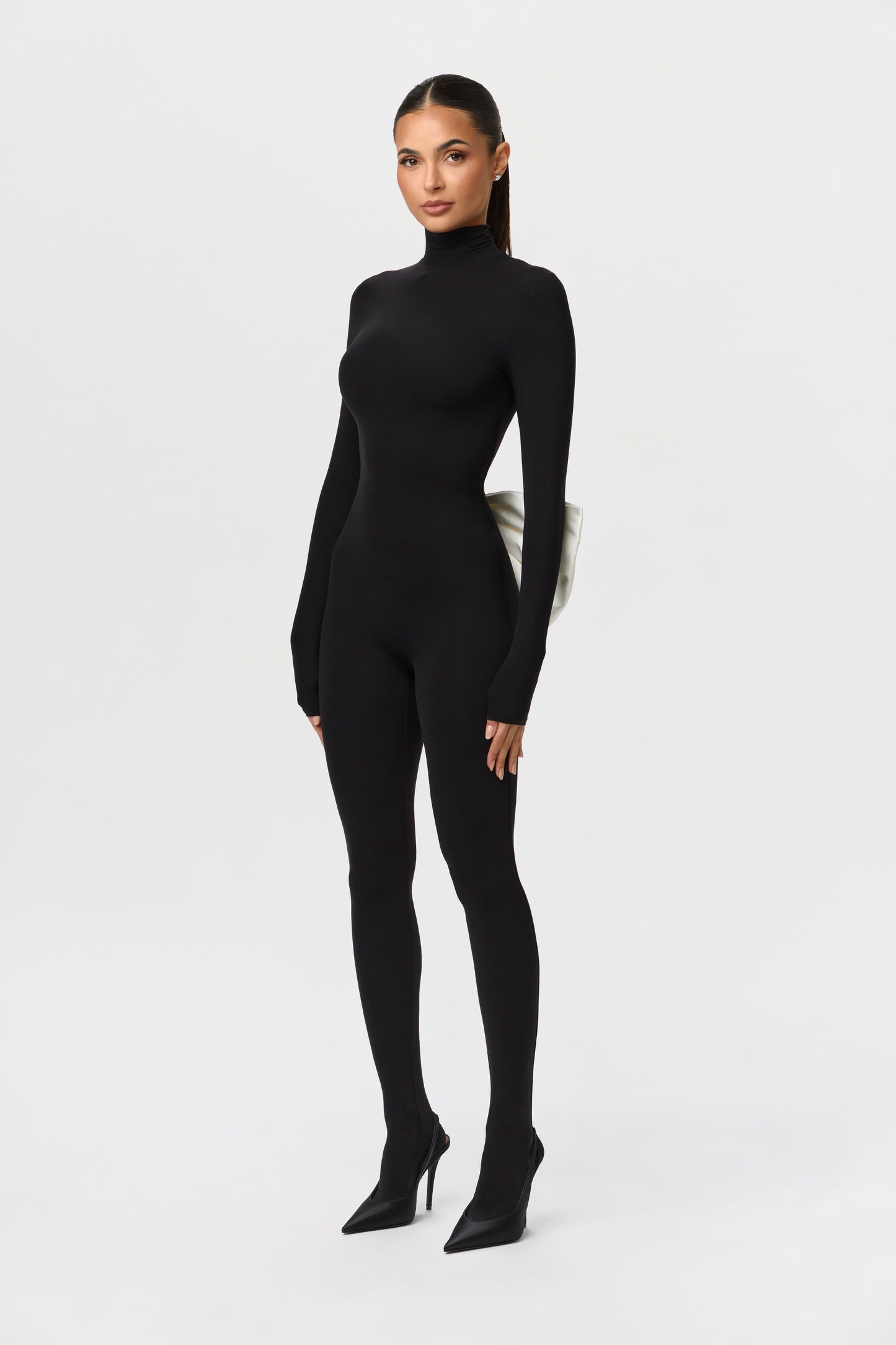 Naked Print Jumpsuit Petite