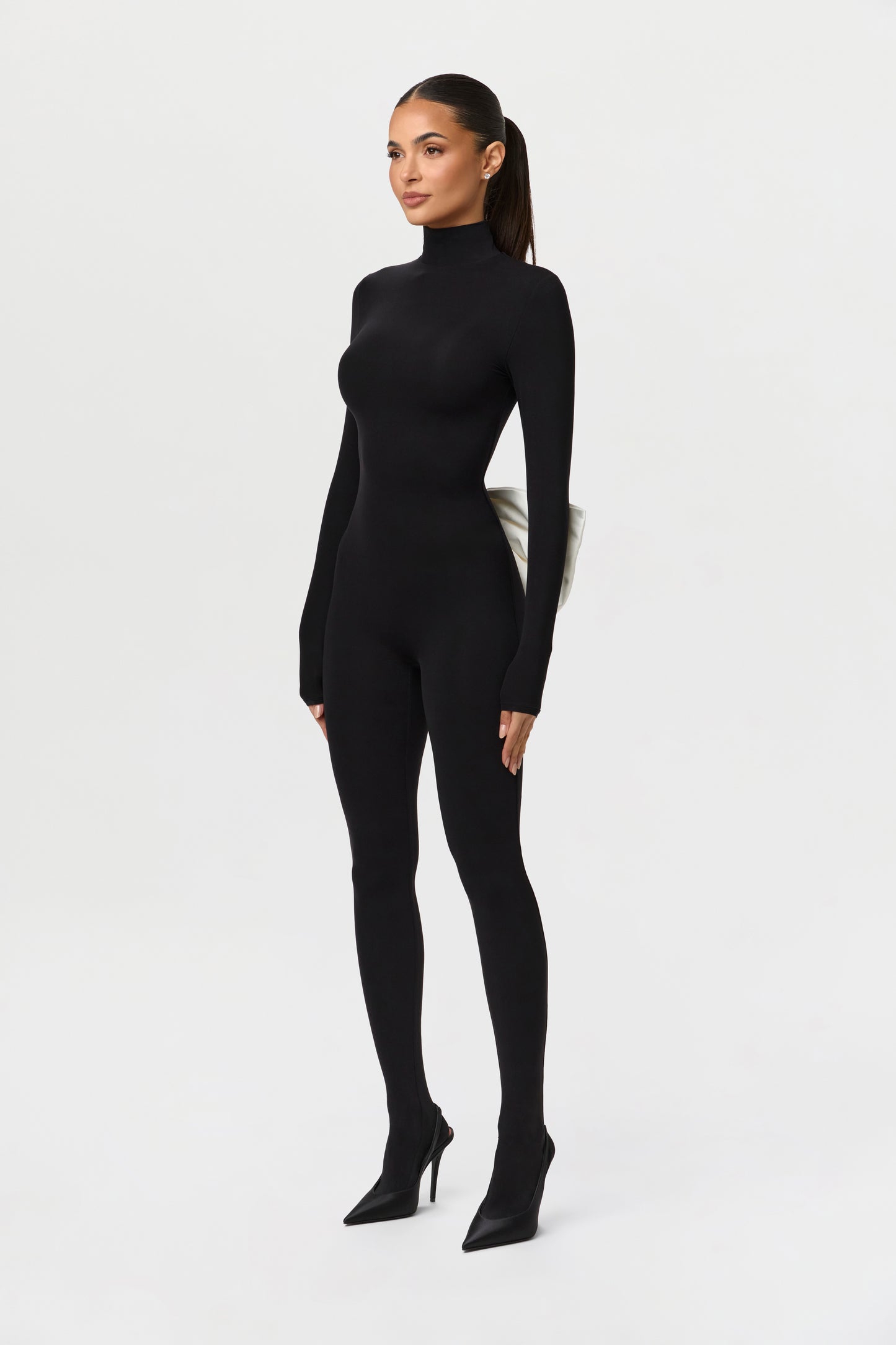 Naked Closed Toe Bow Jumpsuit