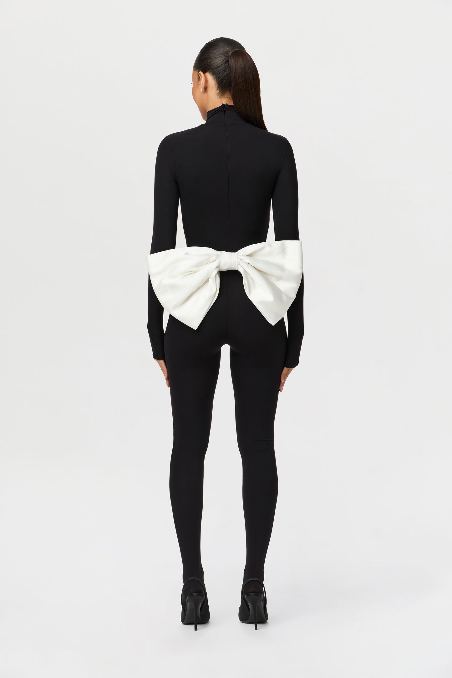 Naked Closed Toe Bow Jumpsuit