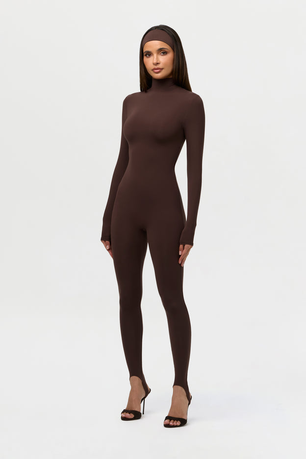 Naked Turtleneck Stirrup Jumpsuit