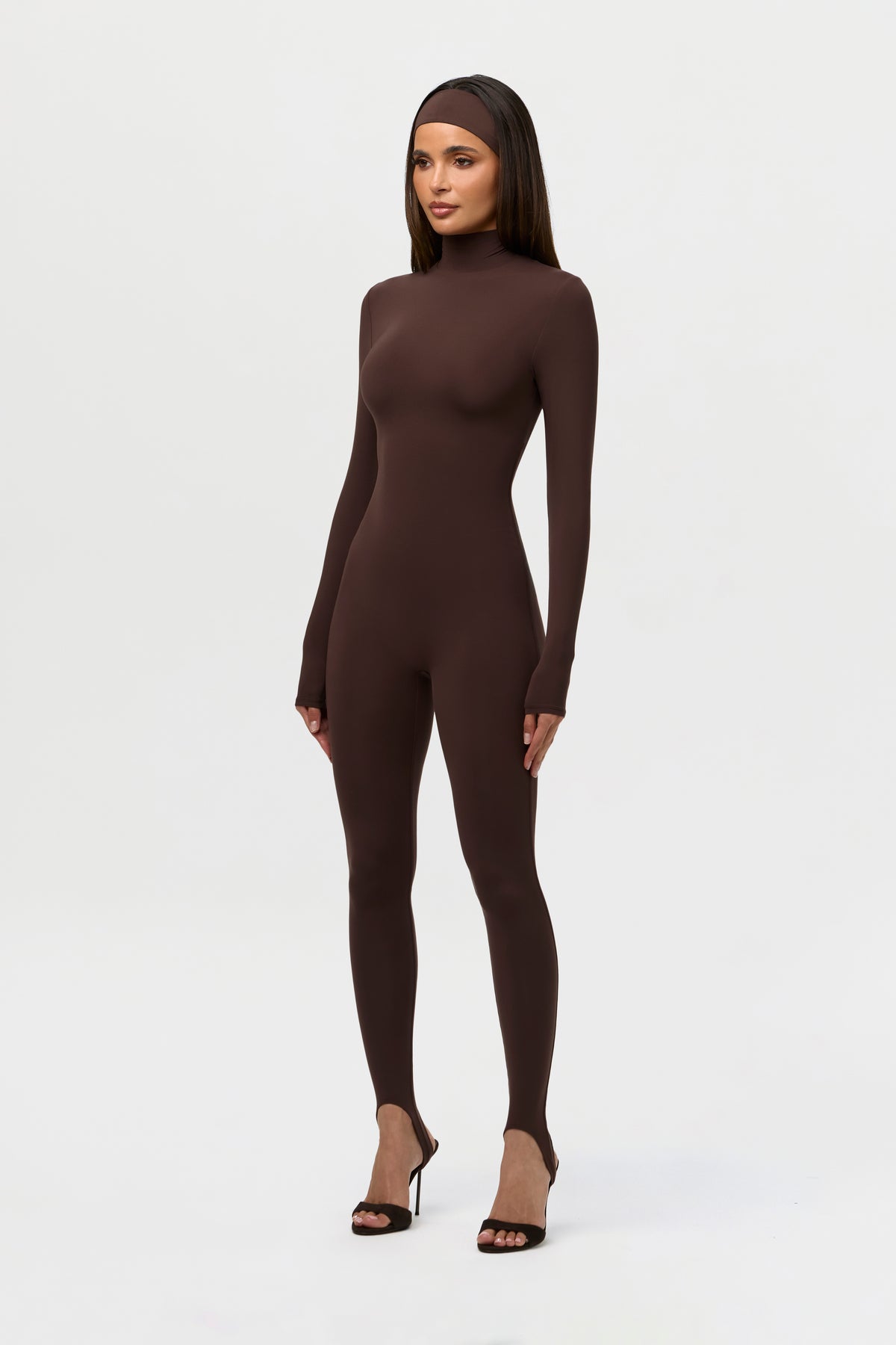 Naked Turtleneck Stirrup Jumpsuit Petite