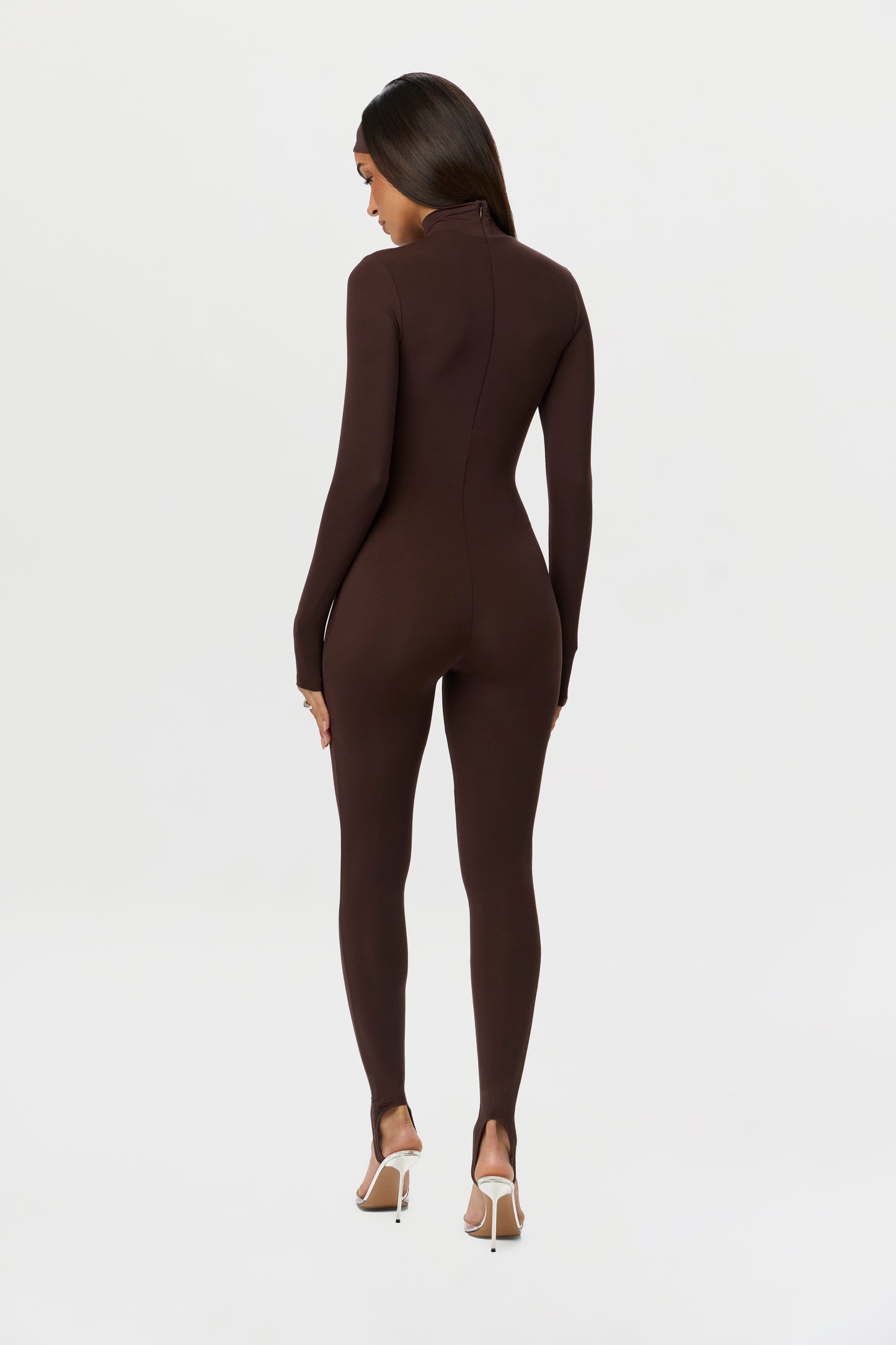 Naked Turtleneck Stirrup Jumpsuit