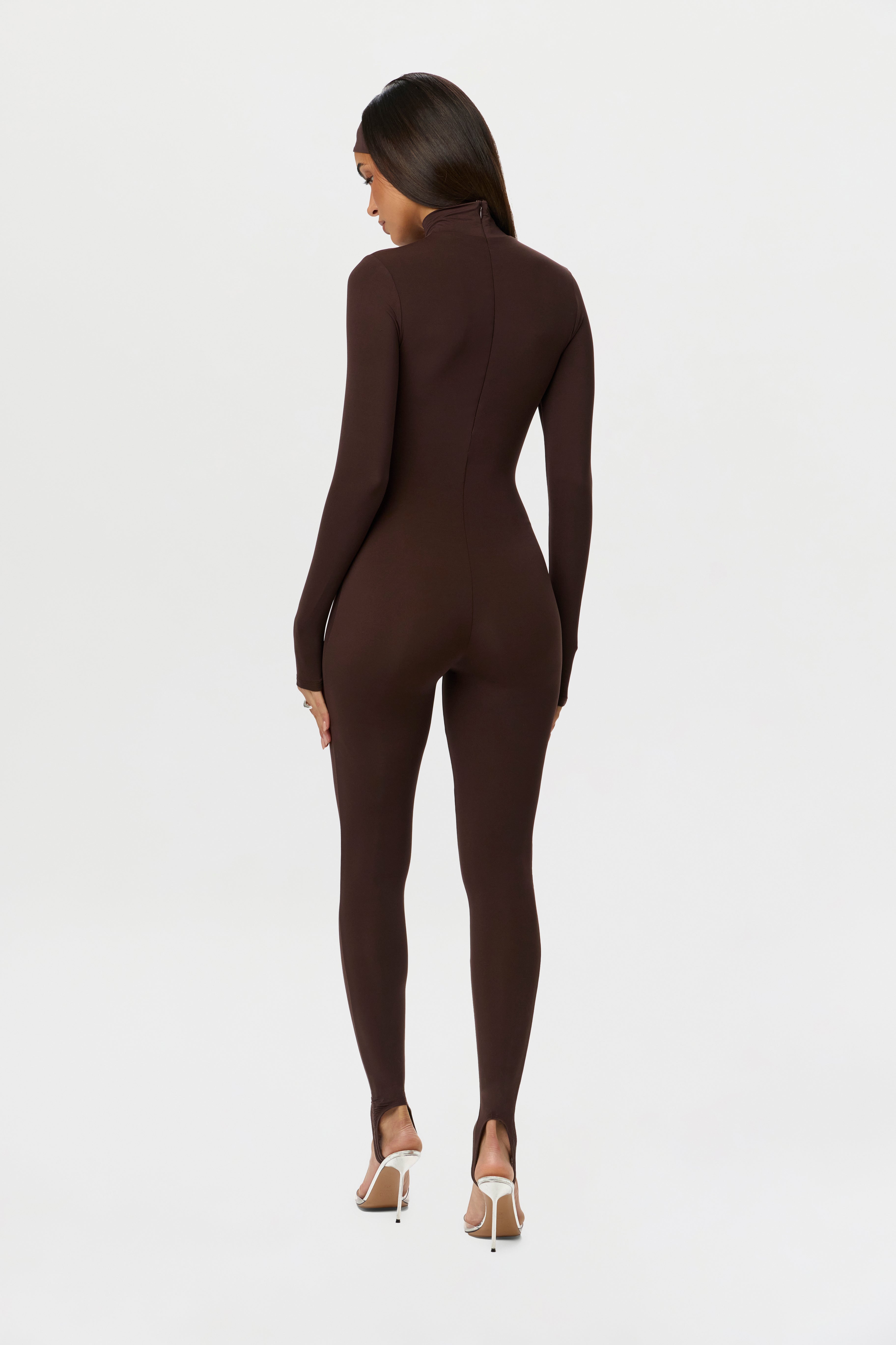Naked Turtleneck Jumpsuit with Stirrup – Naked Wardrobe