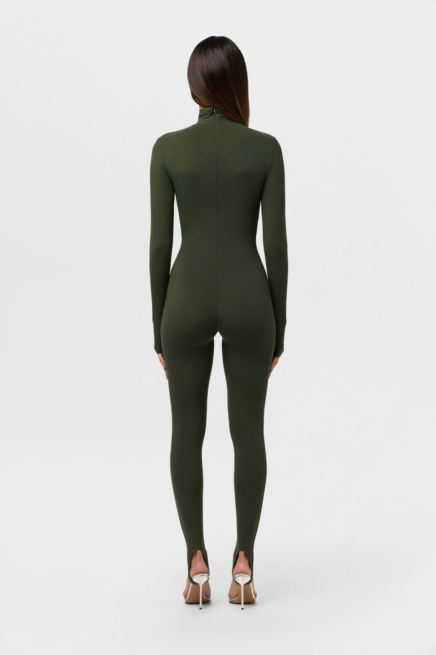 Naked Turtleneck Stirrup Jumpsuit