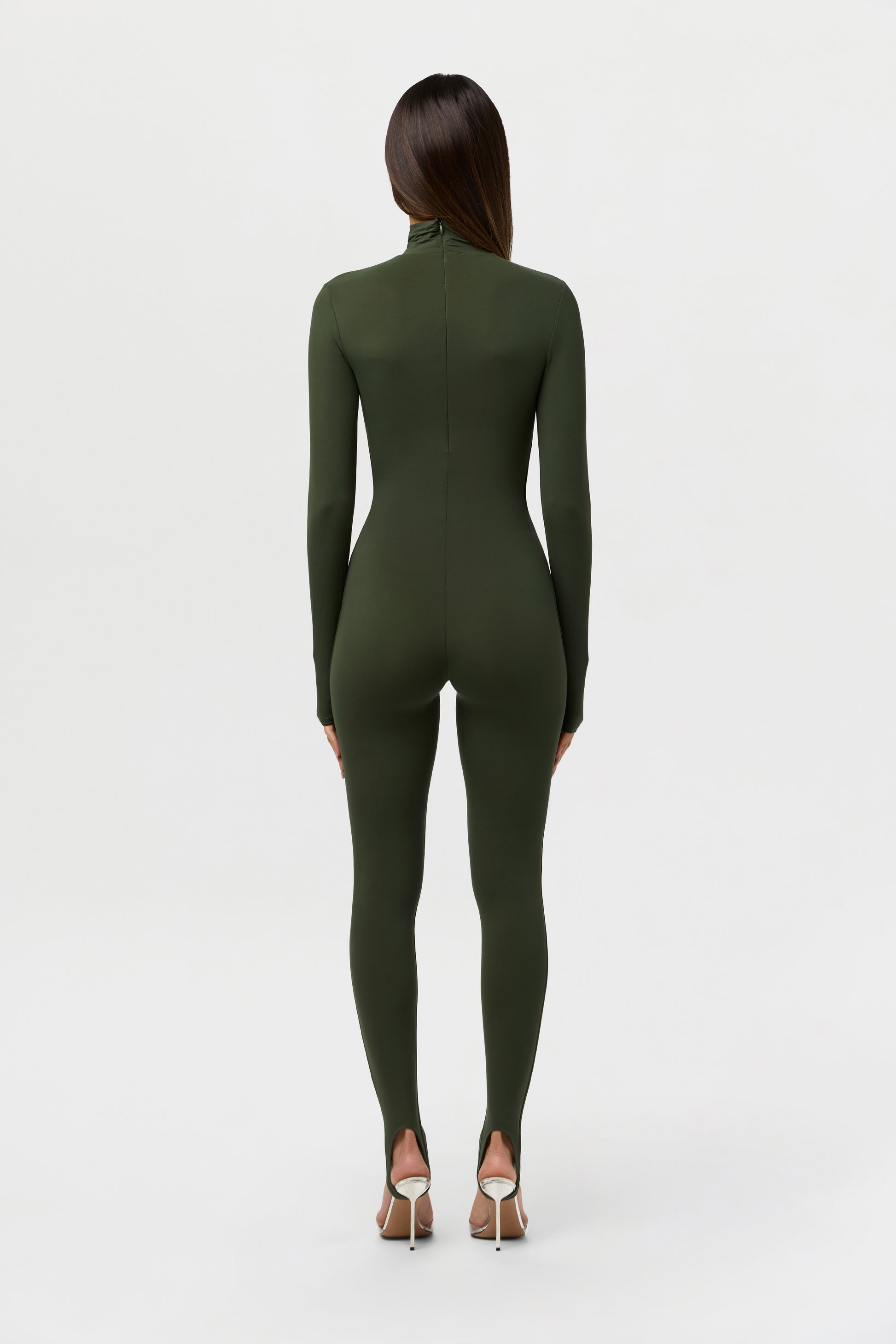 Naked Turtleneck Stirrup Jumpsuit