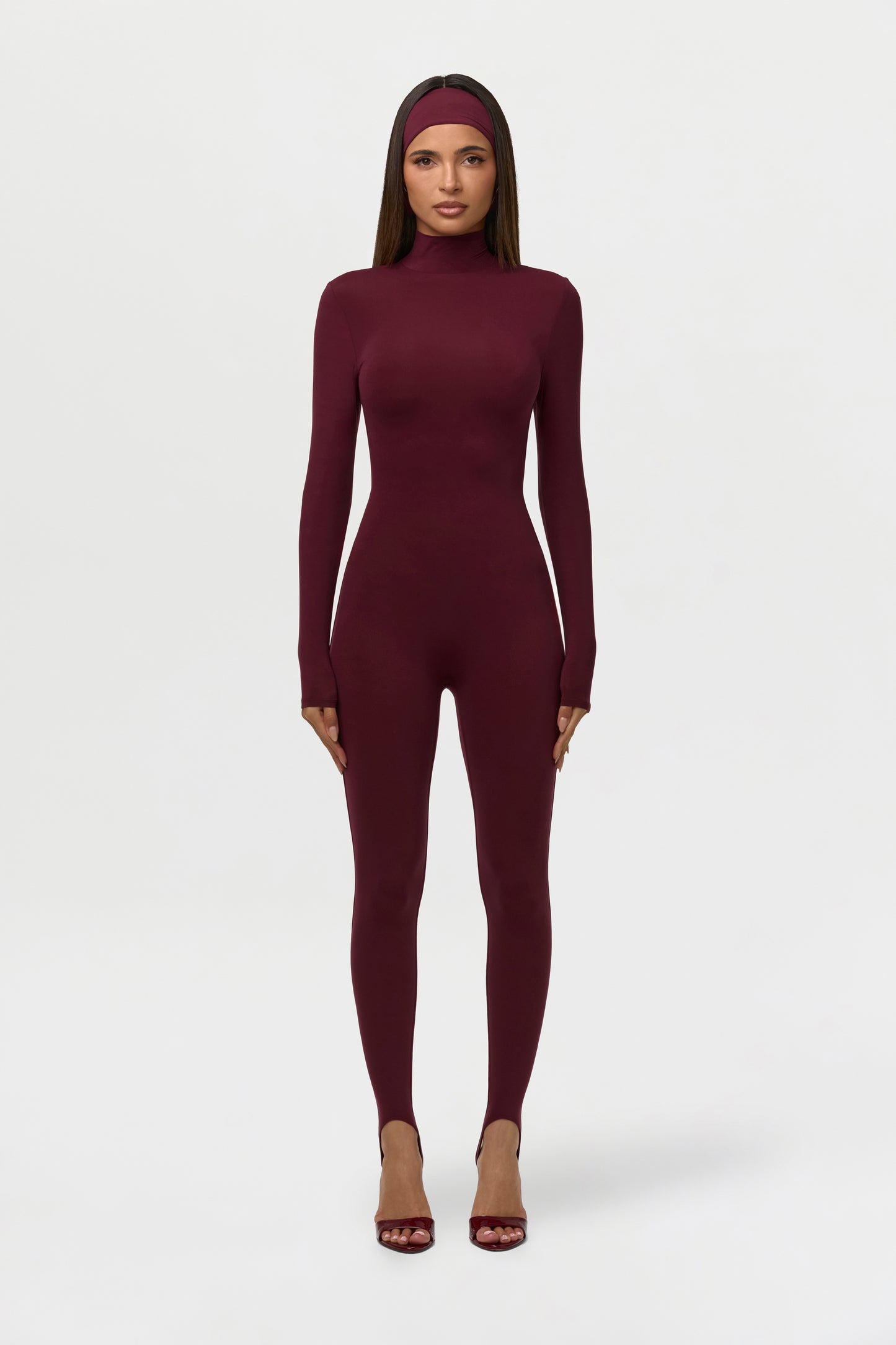 Naked Turtleneck Stirrup Jumpsuit Petite