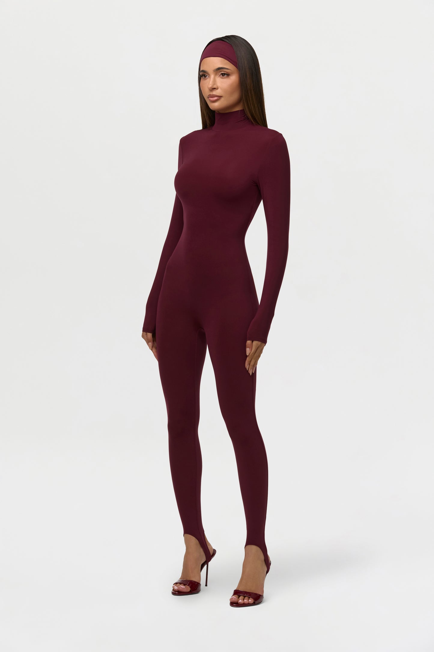 Naked Turtleneck Stirrup Jumpsuit Petite