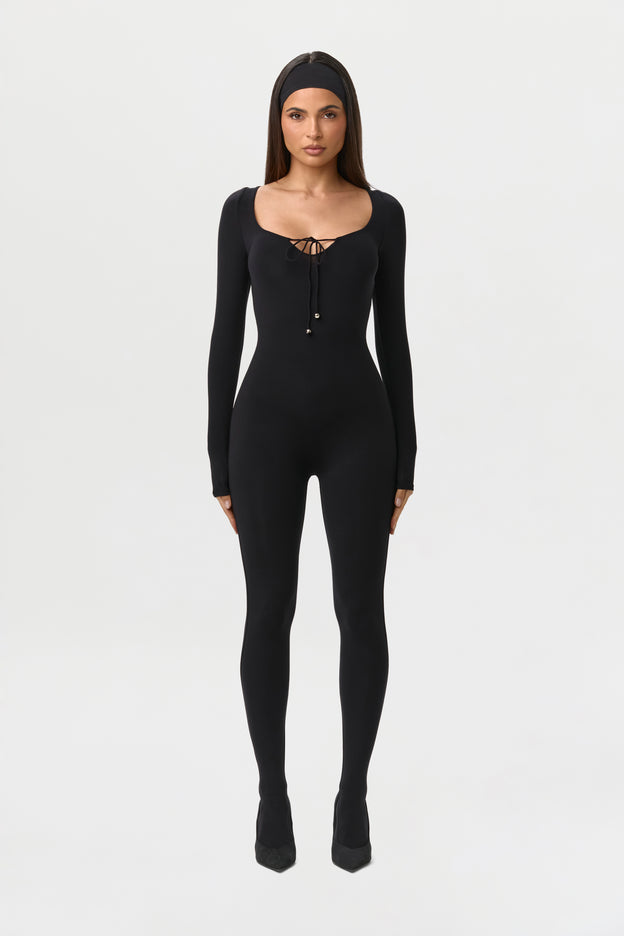 Naked Tie Closed Toe Jumpsuit Petite