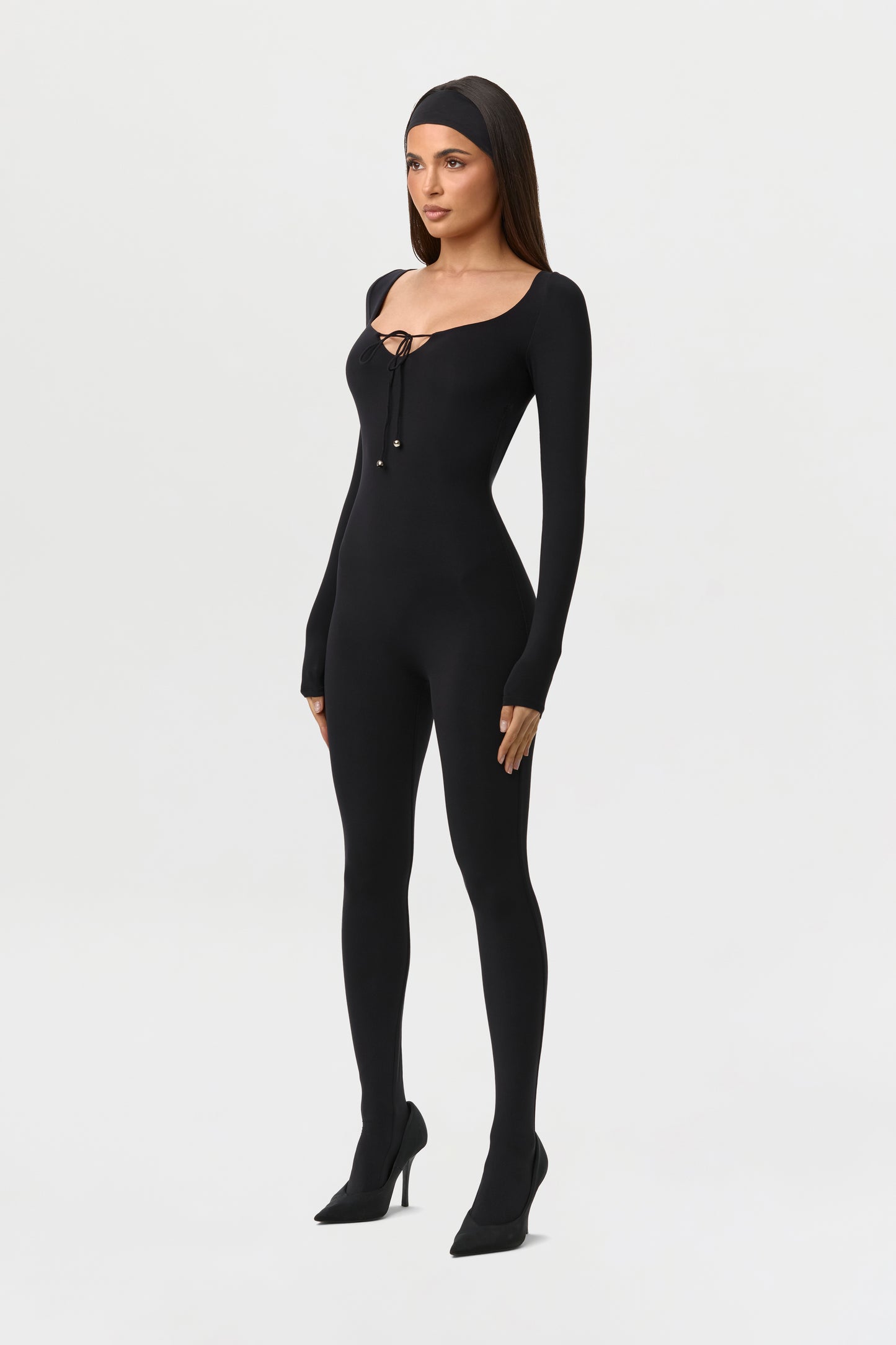 Naked Open Back Closed Toe Jumpsuit