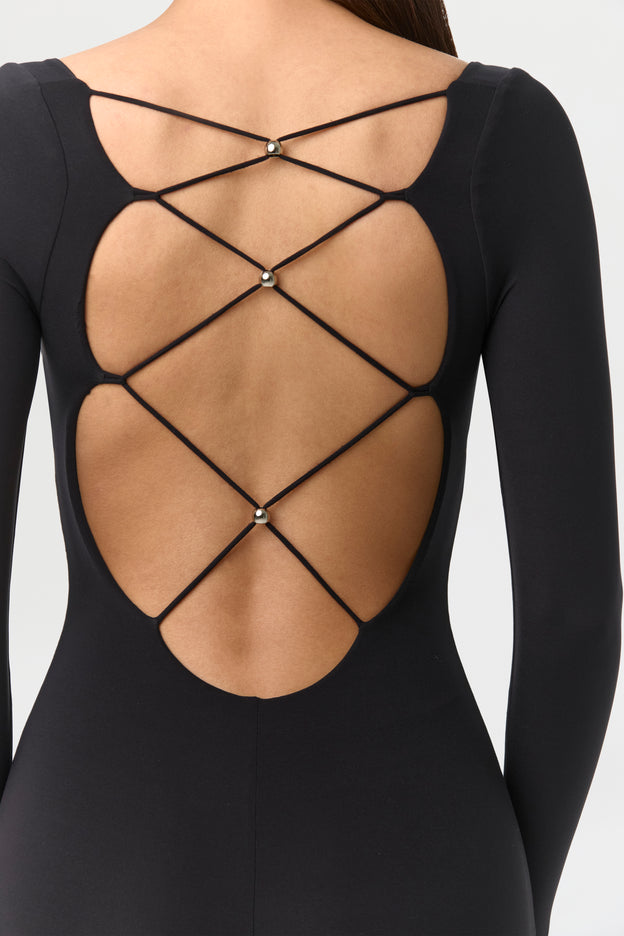 Naked Tie Closed Toe Jumpsuit Petite
