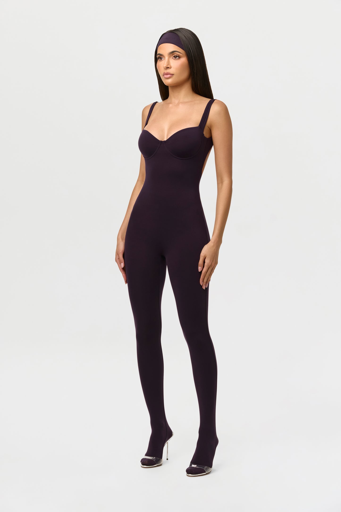 Naked Open Back Jumpsuit Petite