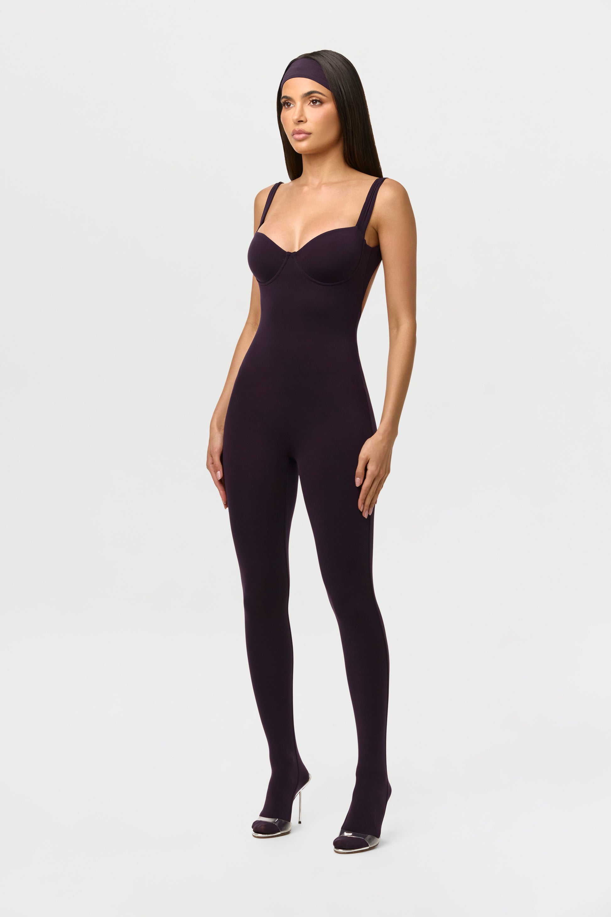 Naked Open Back Jumpsuit Petite