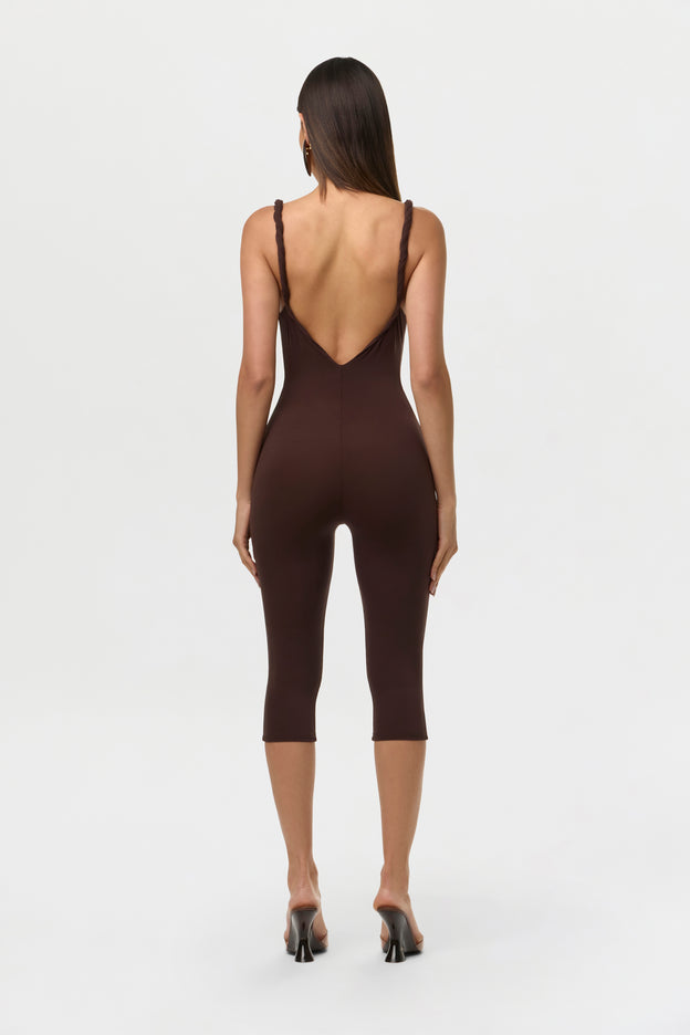 Naked Twist Capri Jumpsuit