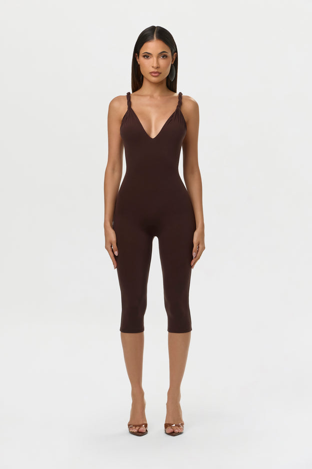 Naked Twist Capri Jumpsuit