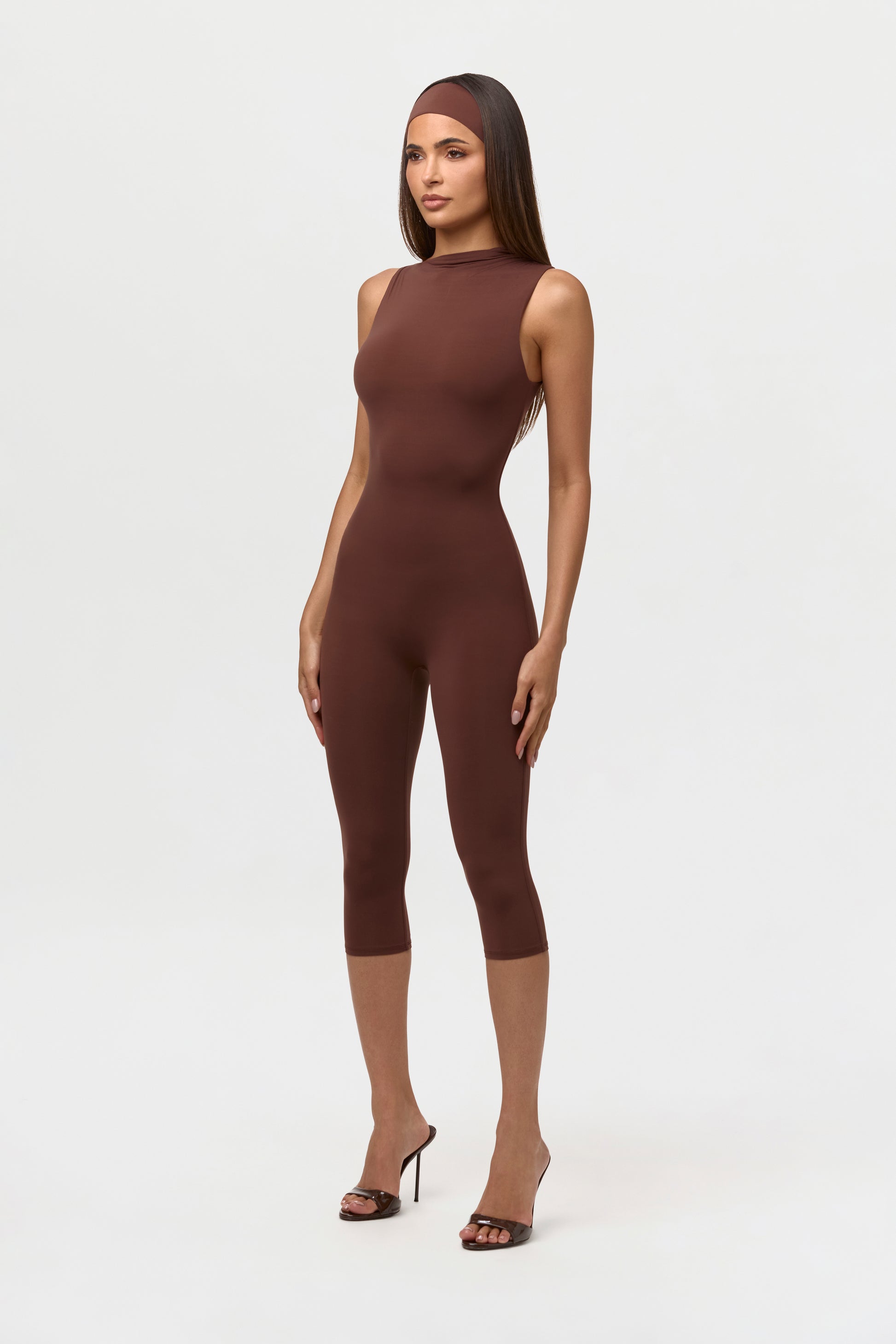 Naked Sleeveless Capri Jumpsuit