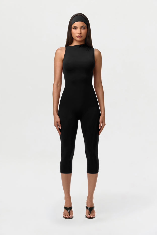 Naked Sleeveless Capri Jumpsuit