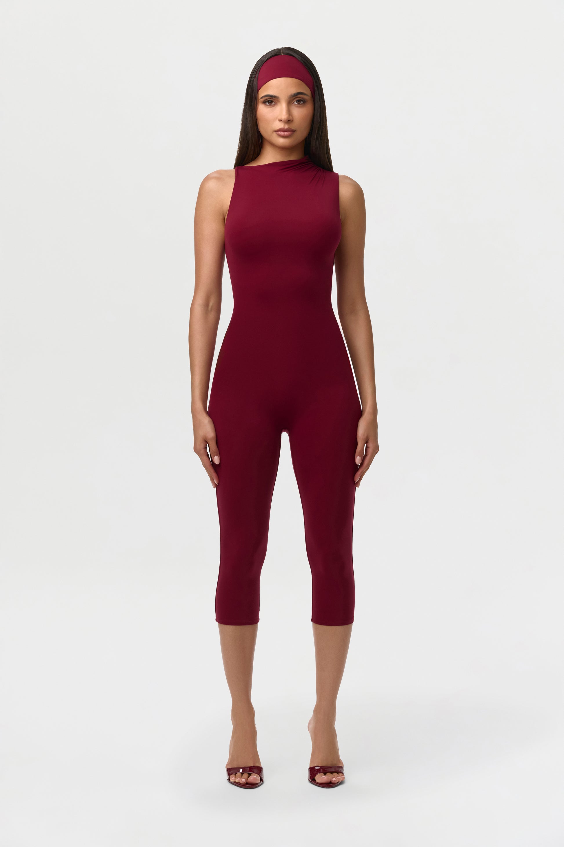Naked Sleeveless Capri Jumpsuit