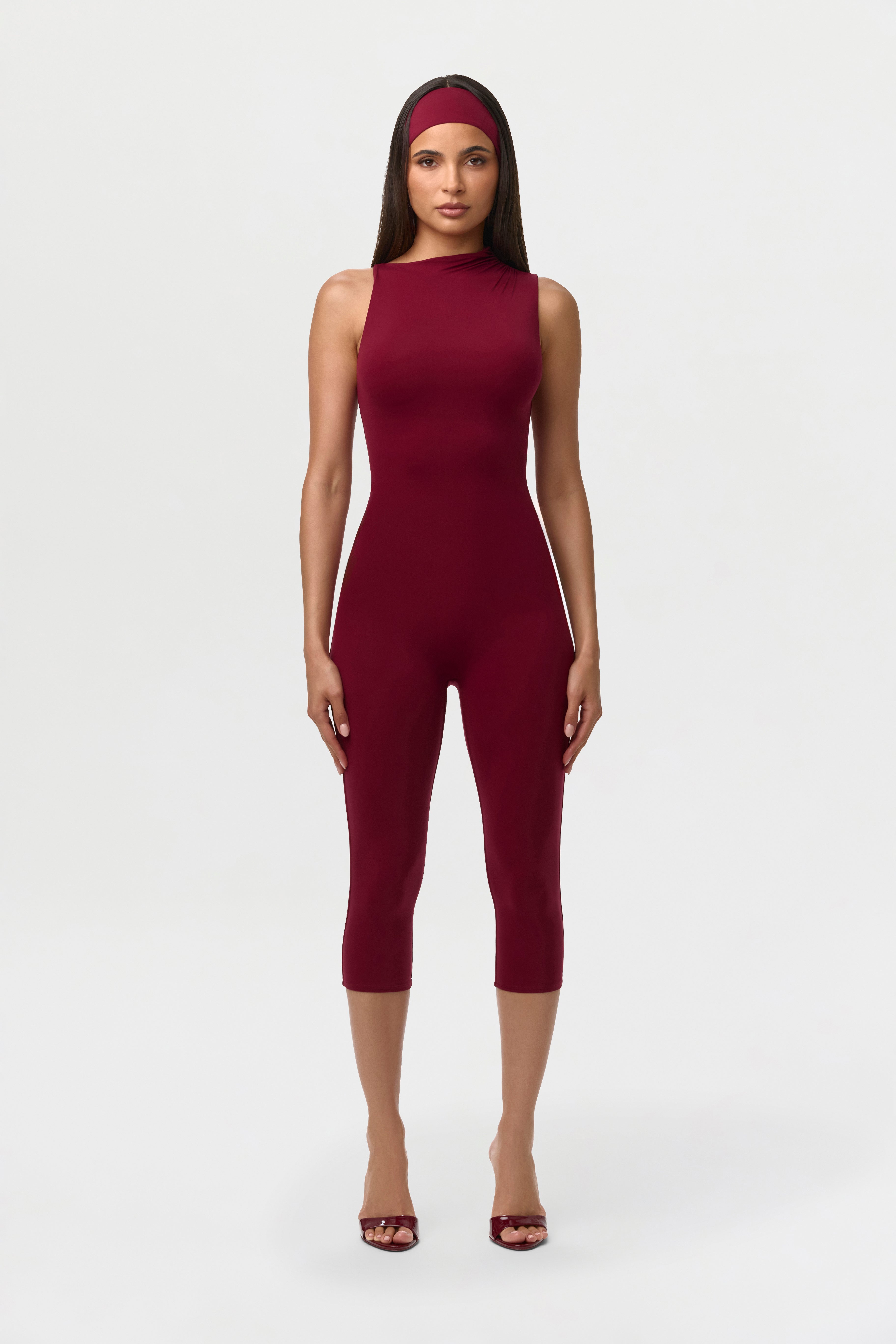 Naked Sleeveless Capri Jumpsuit