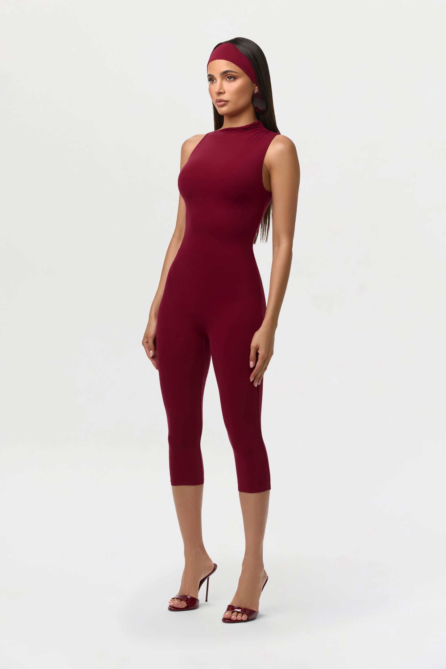 Naked Sleeveless Capri Jumpsuit