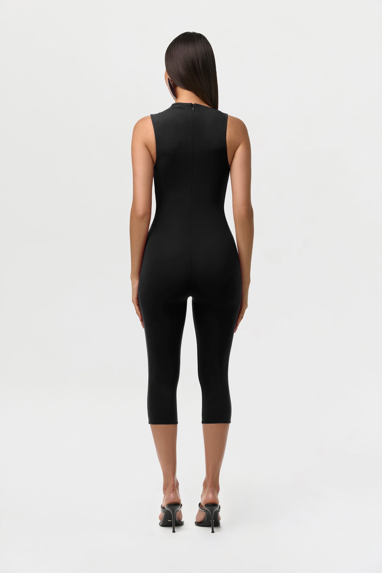 Naked Sleeveless Capri Jumpsuit