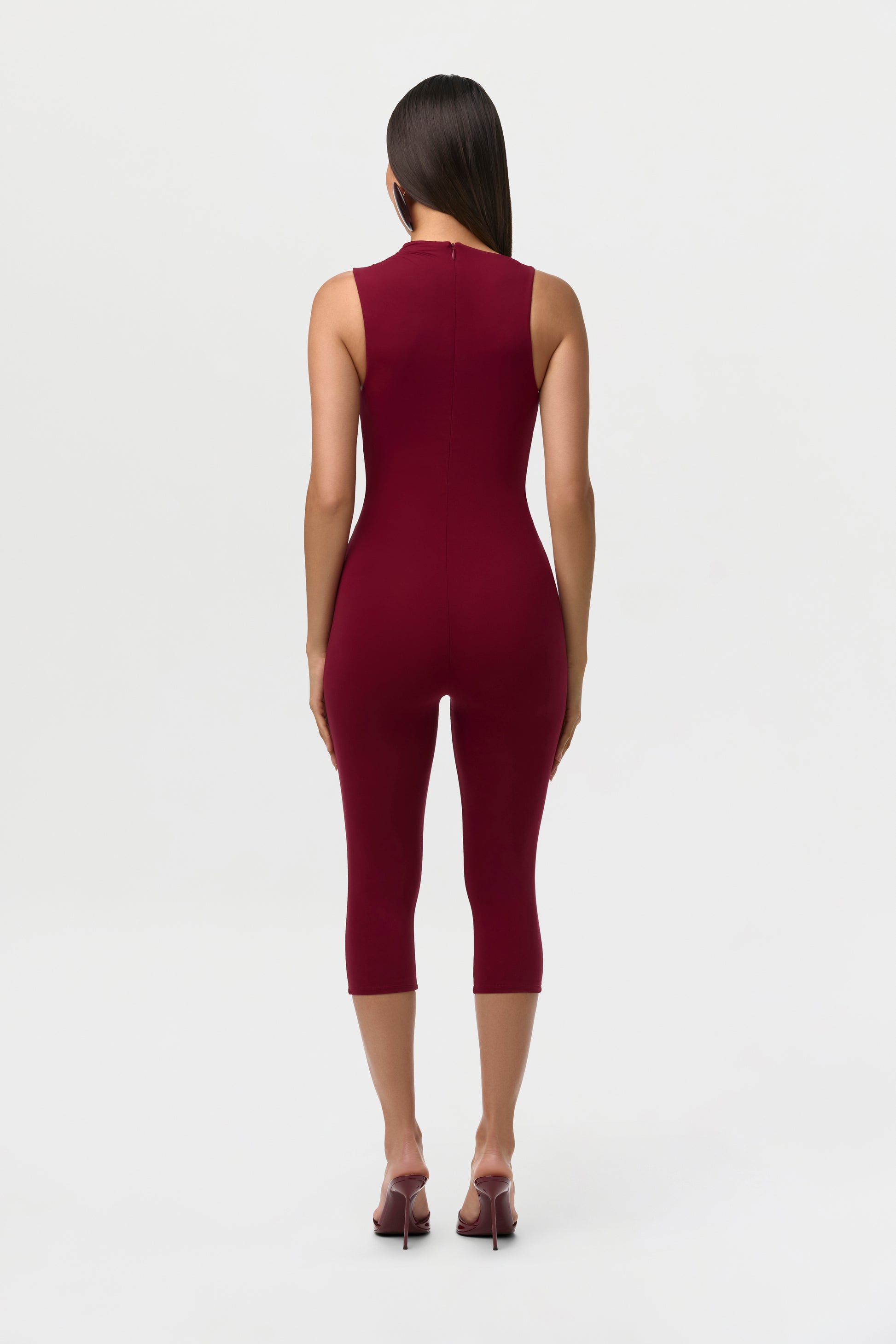 Naked Sleeveless Capri Jumpsuit