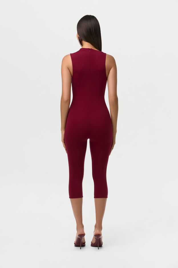 Naked Sleeveless Capri Jumpsuit