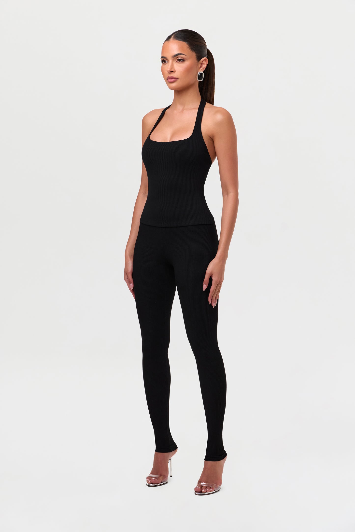 Snatched Contour Halter Top