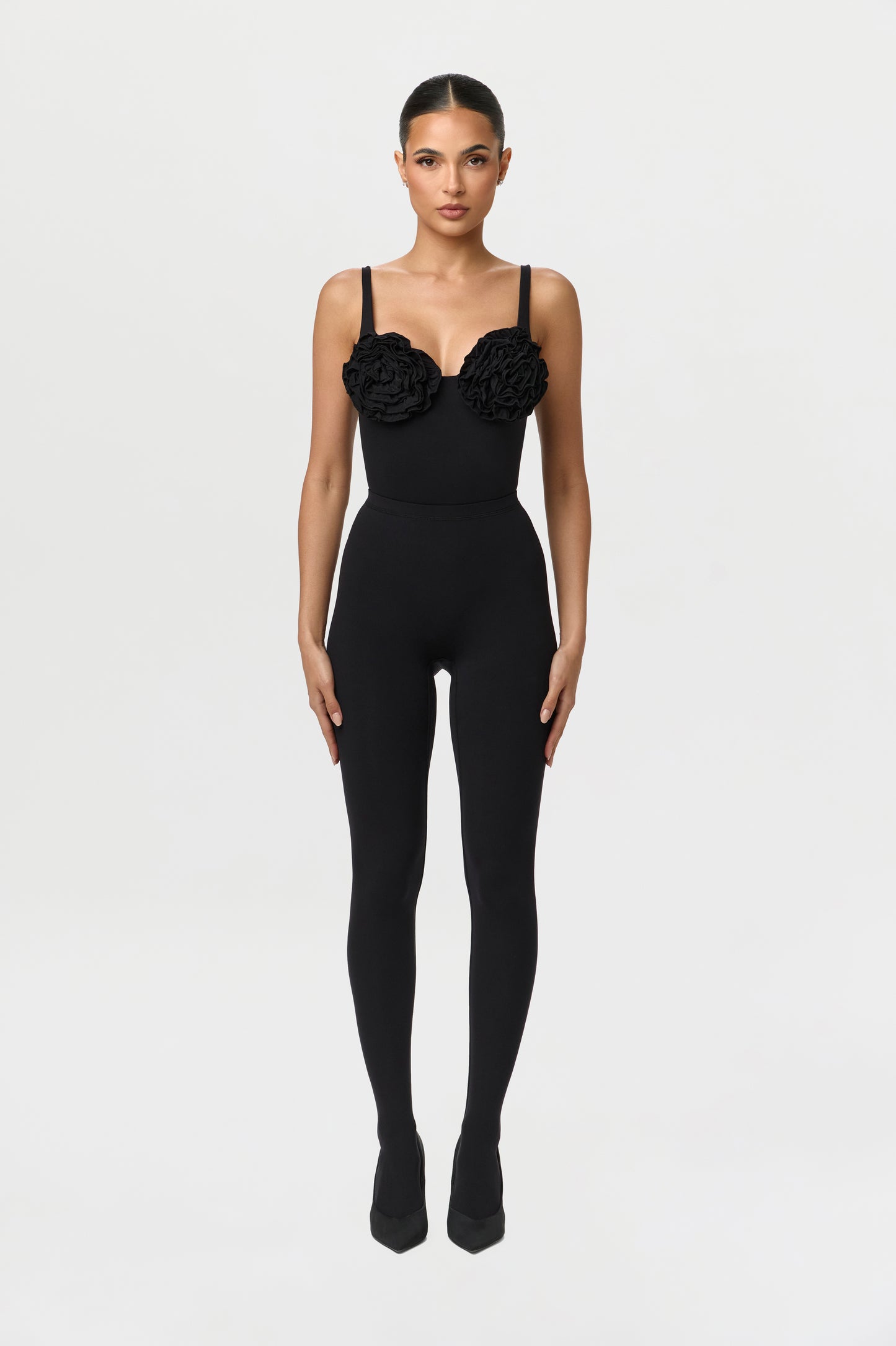 Naked Rose Tank Bodysuit