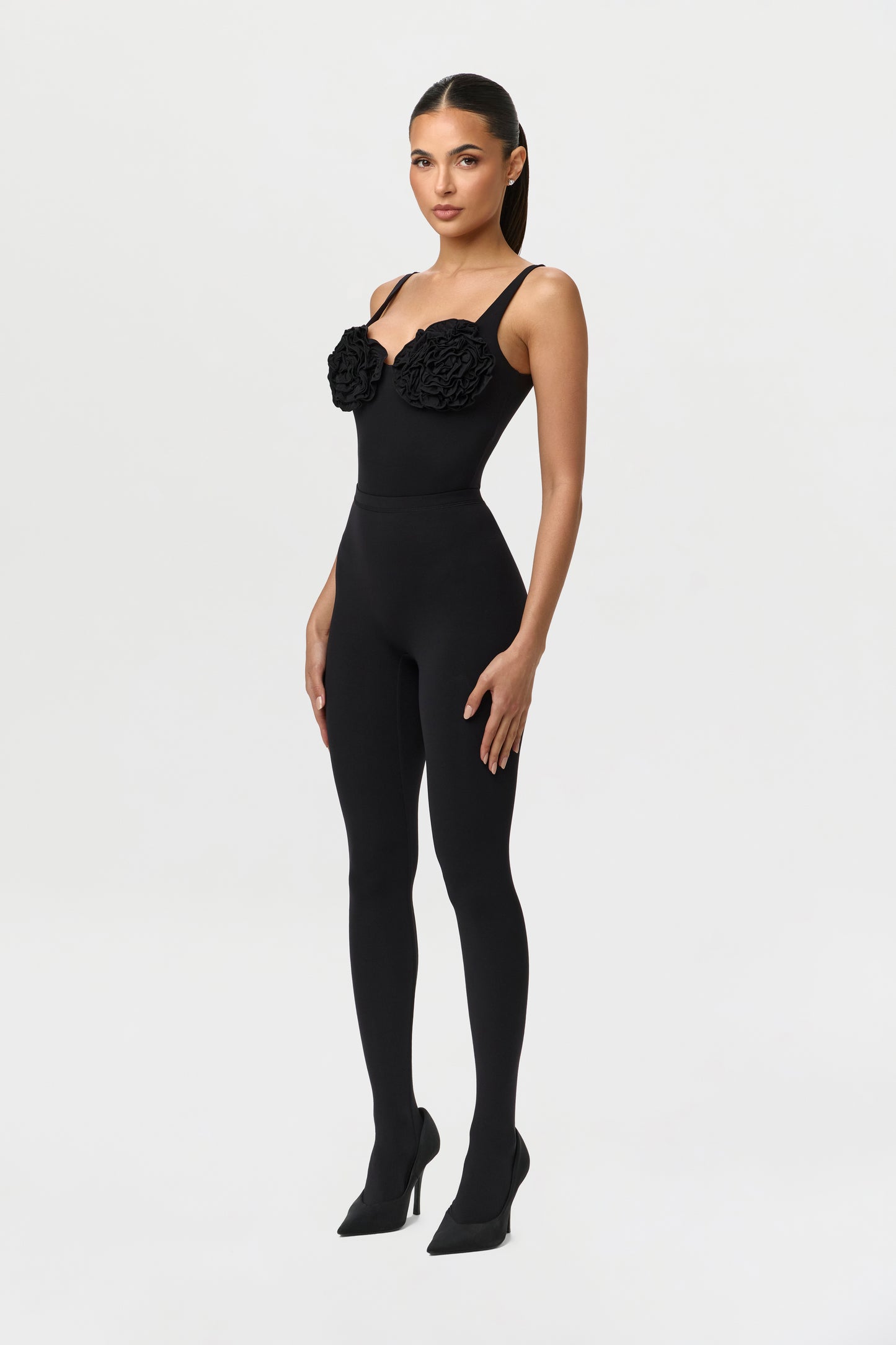 Naked Rose Tank Bodysuit