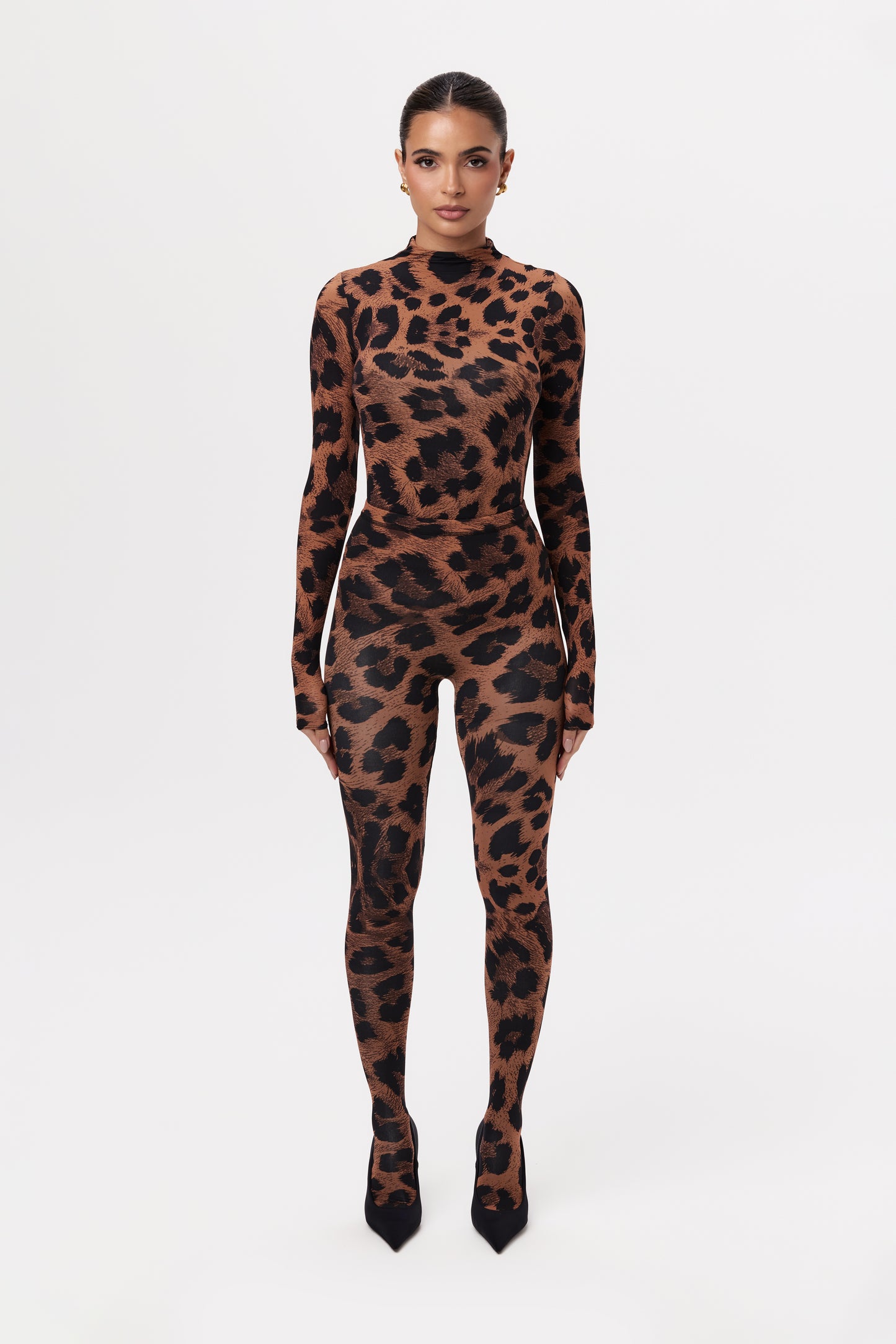 Naked Animal Print Tights Petite