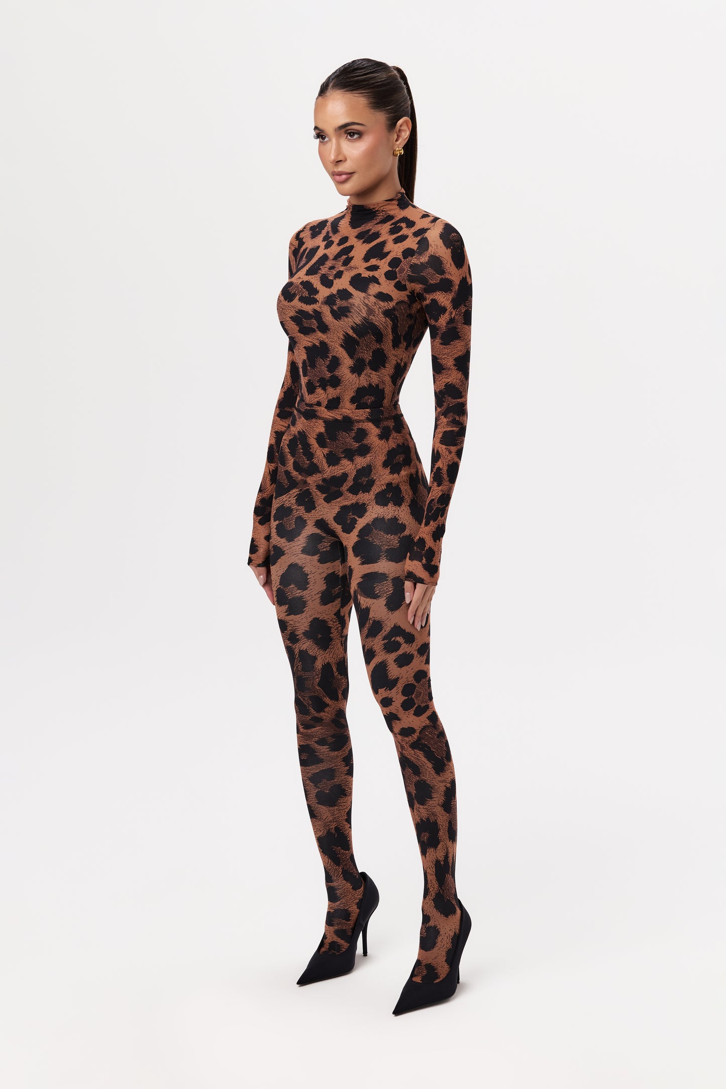 Naked Animal Print Tights Petite