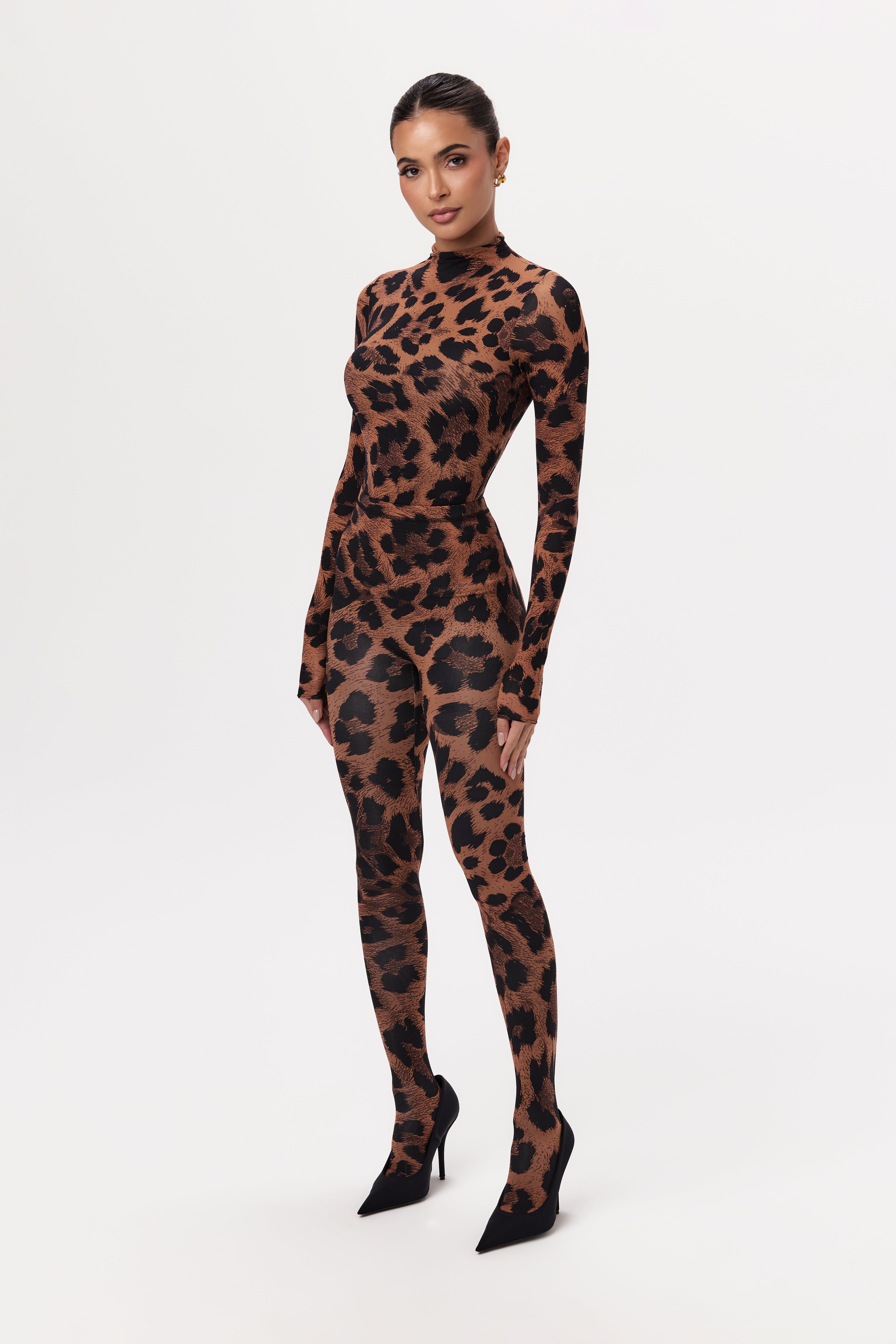 Naked Animal Print Tights