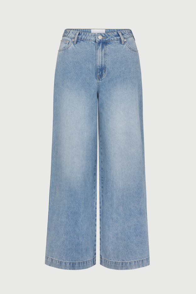 Palazzo Wide-Leg Jeans