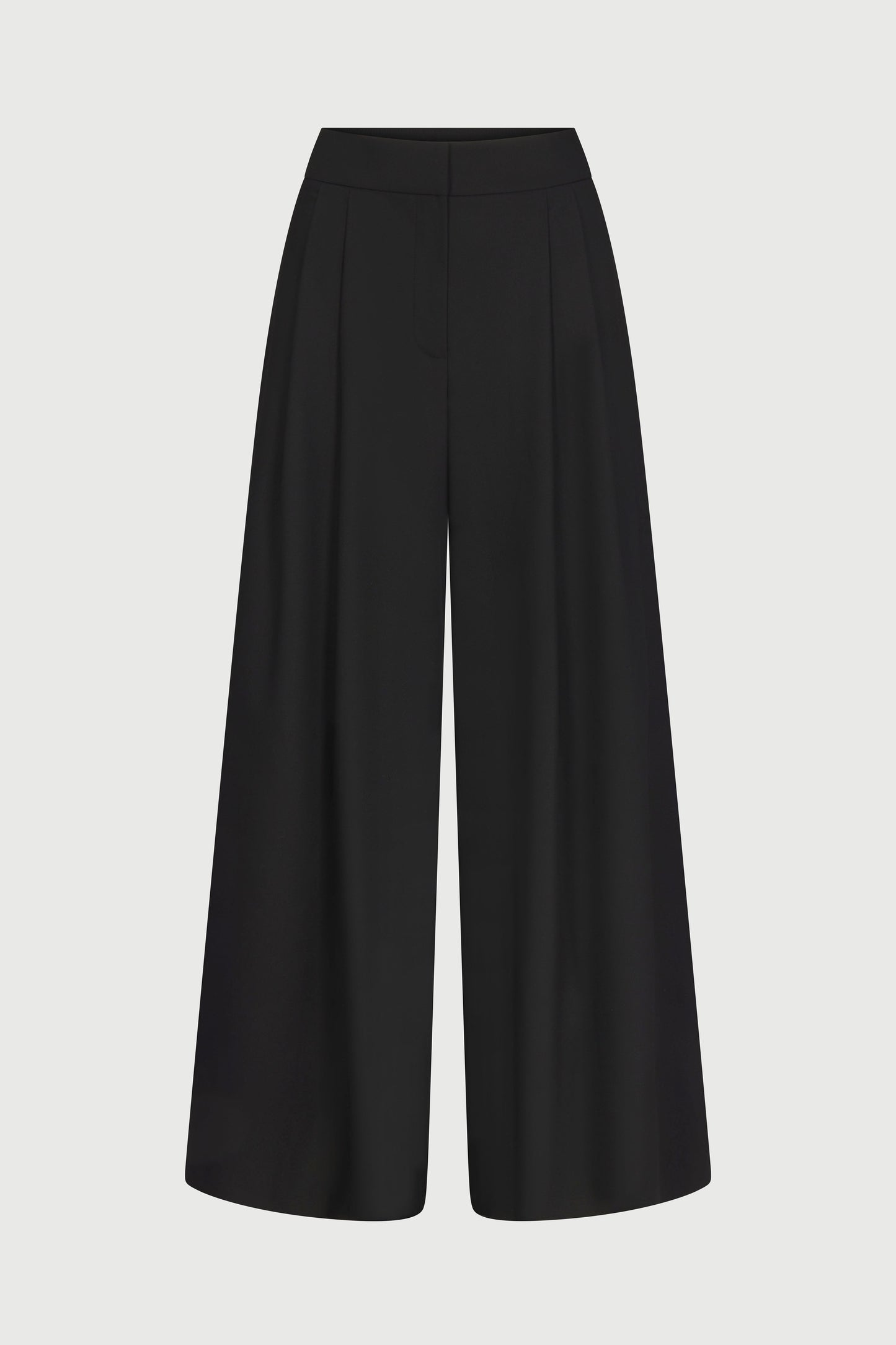 Suiting Pleated Wide-Leg Pant